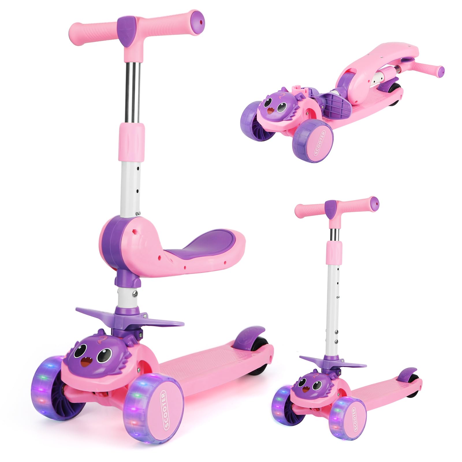 Amazon.co.jp: LittleSo キックスクーター 3~10歳子供用 キックボード